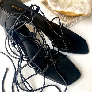 Sandals shoes with heels